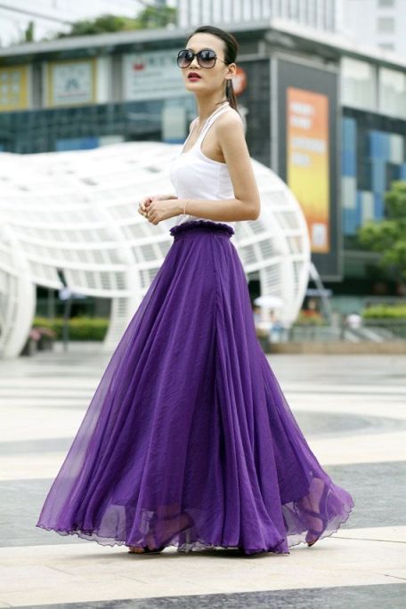 maxi skirt trend report gonne lunghe estate 2013
